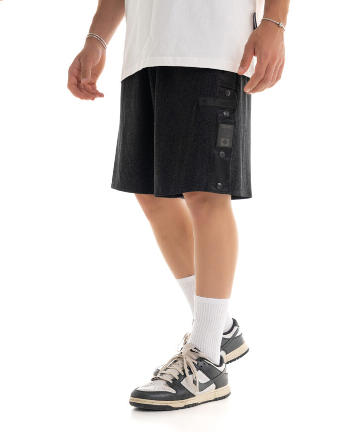 Shorts Ζακάρ Oldschool Full Black Leopard