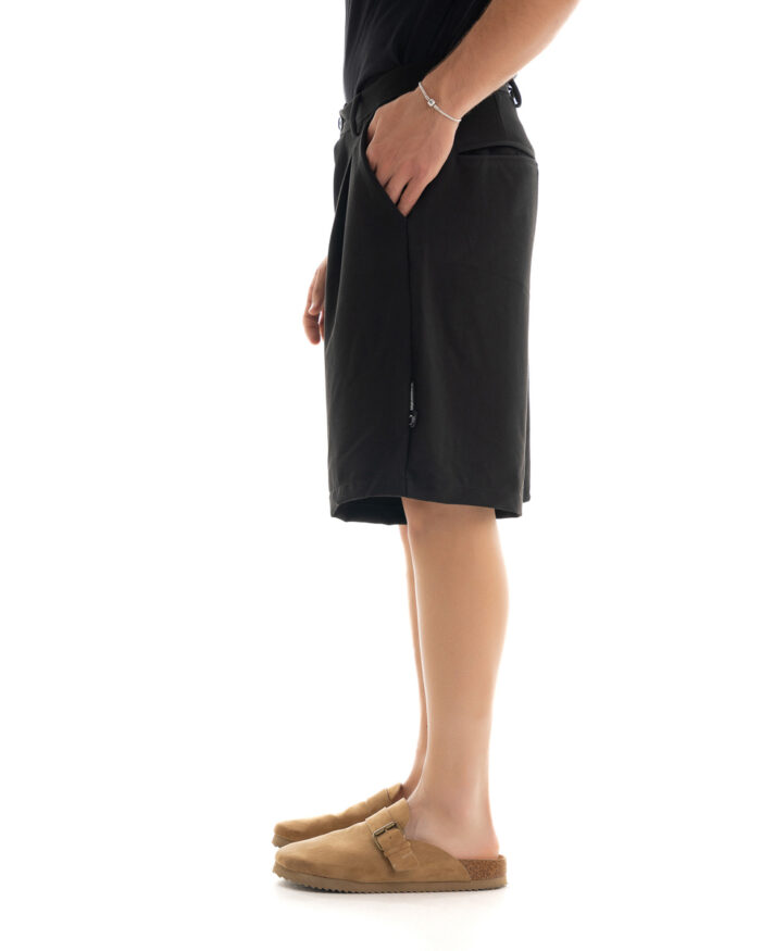 Shorts με Πιέτες Black