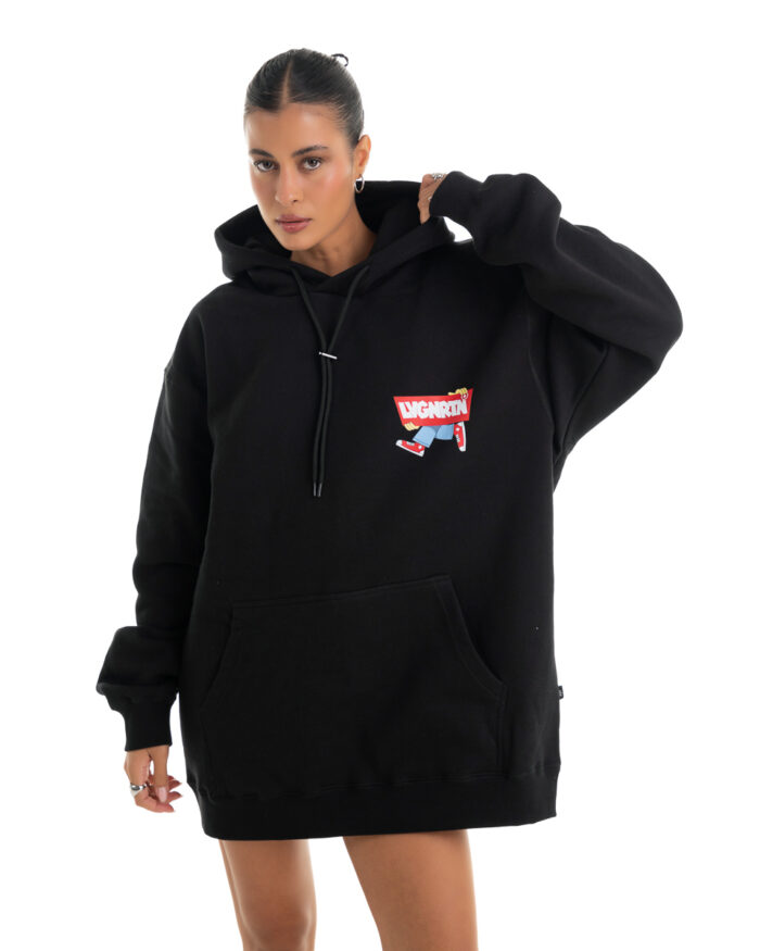 Boyfriend Hoodie HD463 Black