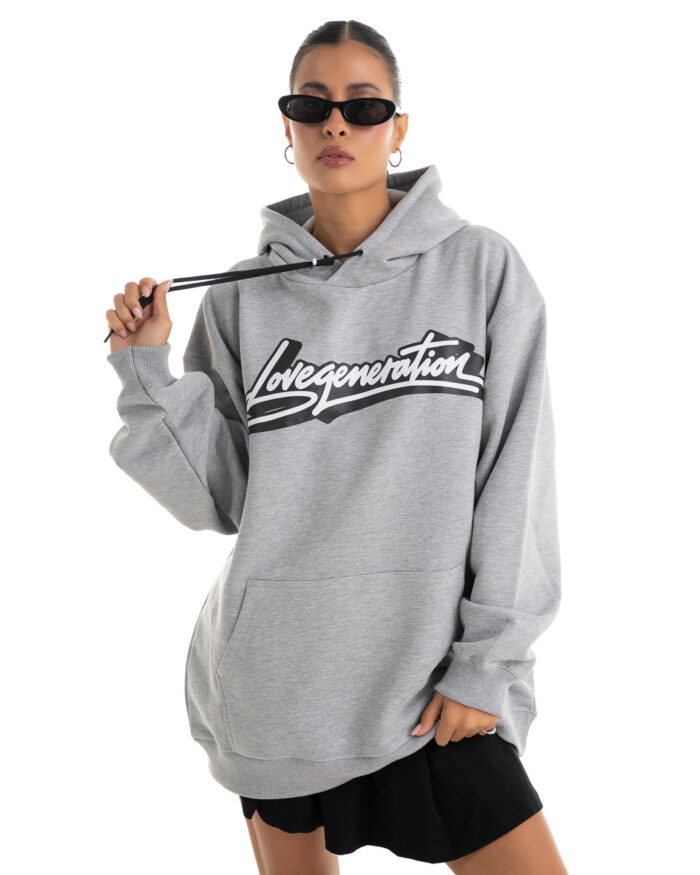 Boyfriend Hoodie HD465 Grey