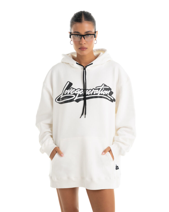 Boyfriend Hoodie HD465 Off-White