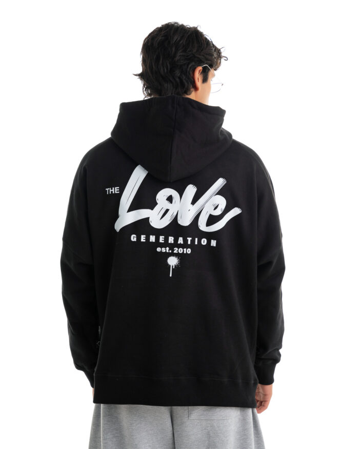 Super Oversized Hoodie HS435B Black