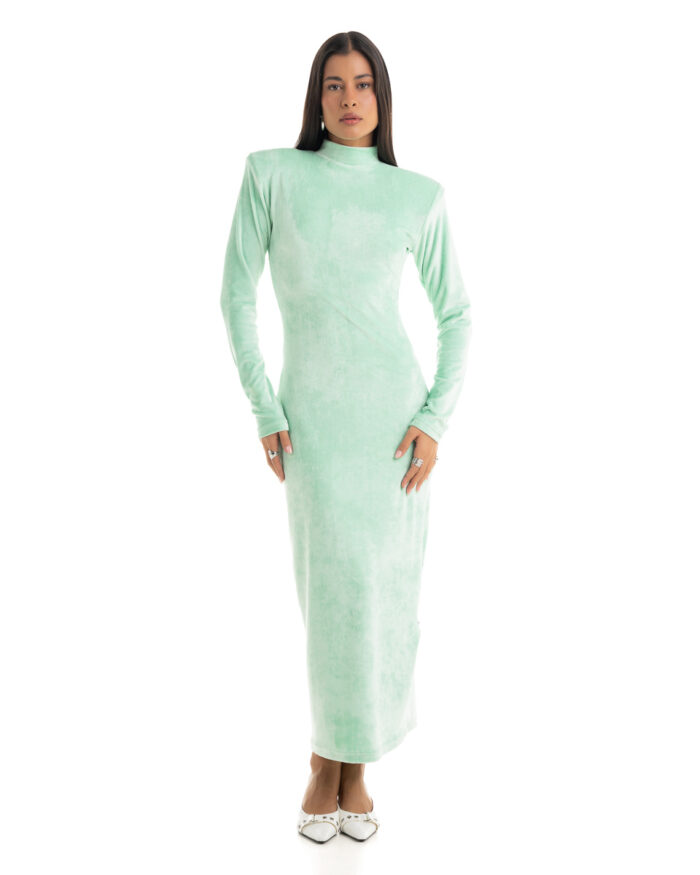 Velvet Dress Mint