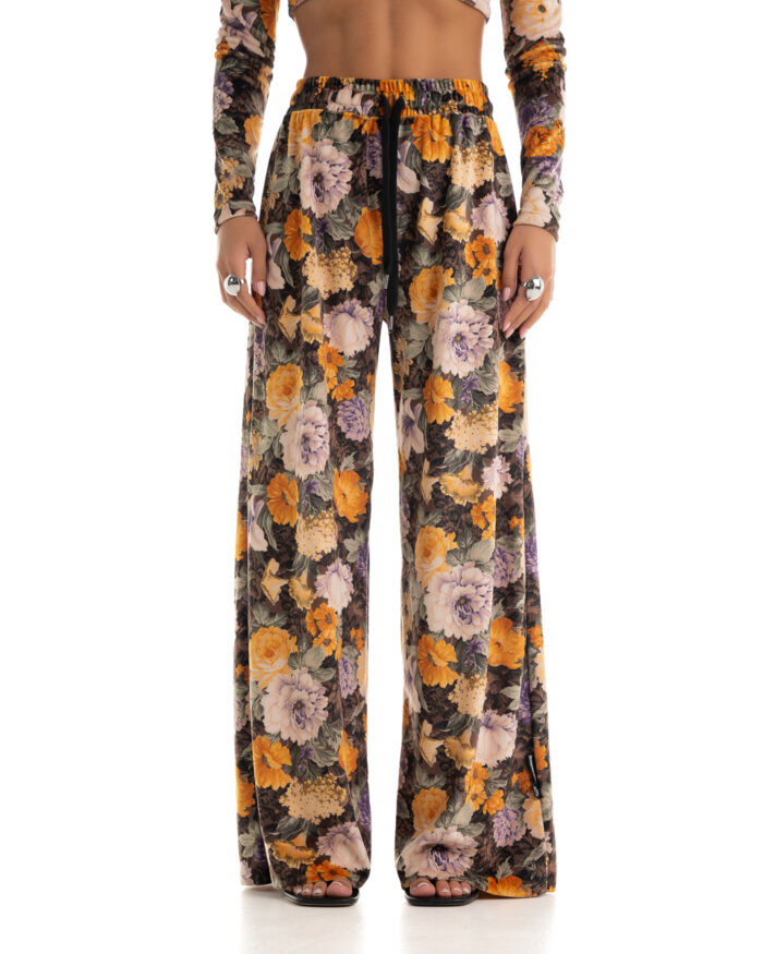 Velvet Καμπάνα Φόρμα Full Flowers