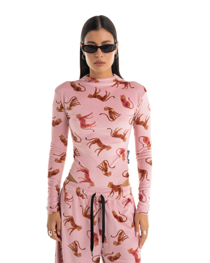 Κορμάκι Velvet Pink Panther